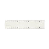 146109 30 cm Trıple Desimetre Plastik Cetvel - 0,6 x 19 x 29 cm - 001-Renkli
