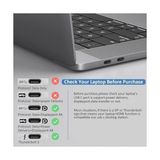 14IN1 Type-C To Dock Istasyonu 14'ü 1 Arada HDMI VGA Pd(3.0), 4 * Usb, 2 * USB C, 10 / 100M Gigabit 14 In 1 Macbook Uyumlu Adaptör 9199A