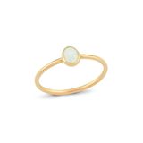 14k Altın Mini Opal Altın Yüzük