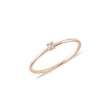 14k Altın Tektaş Eklem Tel Yüzük