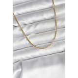 14K Gold Renk Kaplama İnce Zincir Model Cm Kadın Kolye - Ebj251201w38699