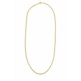 14K Özel Seri Yılan Zincir Kolye (60 Cm)