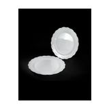 14Süs Plastik Tabak Ps 26cm - 6 Adet (1 Paket) Beyaz