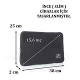 15.6'' ve 15'' inç Macbook File Sünger Laptop Kılıfı