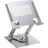 15.9" Alüminyum Katlanabilir Tablet ve Laptop Standı, 360° Döner - Mercan - Seçenek 1
