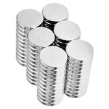 15 Adet 15X3 mm Yuvarlak Güçlü Neodyum Mıknatıs (Çap 15 mm Kalınlık 3 Mm) - Çok Renkli