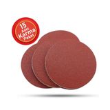 15 Adet Cırt Zımpara Spiral Avuç İçi Taşlama 115 Mm Harman Paket