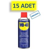 15 Adet Wd-40 Çok Amaçlı Sıvı, Yağ Çözücü, Pas Sökücü, Temizleyici ve Koruyucu Bakım Spreyi 400 ml