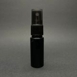 15 cc Siyah Silindir Pet Şişe - Siyah Spreyli - 15 ml Siyah Plastik Şişe x 10 Adet