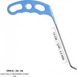 15 cm 3.5 mm Çap Sağlı Sollu Tek Kıvrımlı Sol Boyasız Göçük Düzeltme Çubuğu, Pdr Çubuk - S6-06
