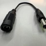 15 cm 5.5 mm 2.5 mm adaptör uzatma kablosu 15 cm standart adaptör uzatma kablosu