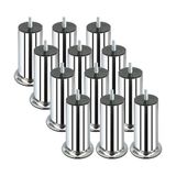 15 Cm Baza Ayağı Koltuk Ayağı Kanepe Ayağı Civatalı 3/8" (KALIN DİŞ) (12 Adet)
