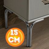 15 cm Metal Magnolia Koltuk Ayağı Mobilya Ayağı Ünite Ayağı Konsol Ayağı Puf Berjer Ayağı - Gold
