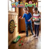 15 Cm Mini Dart Tahtası Seti - 2 Adet Metal Uçlu Ok Dahil - Duvar Ve Ofis Tipi Hedef Oyunu