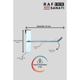 15 cm Tel Pano Kancası - Askı Kanca Raf Askısı Raf Aksesuar Tel Askı Çorap Kancası - 25 Adet