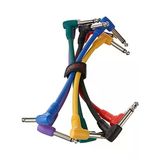15 Cm Uzunluğunda Gitar Pedal Kablosu Seti, Toplam 6 Adet