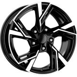 15 Inç 5X112 Caddy Uyumlu Siyah Elmas Kesim Jant Modeli Volkswagen (4 Adet)