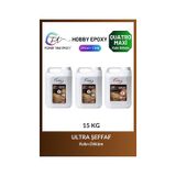 15 Kg Wood Epoxy Quatro Maxi/ Kalın Döküm Şeffaf Epoksi Reçine