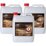 15 kg Wood Epoxy Quatro Maxi/kalın Döküm Şeffaf Epoksi Reçine Sehpa, Masa Için (Yeni) - Çok Renkli