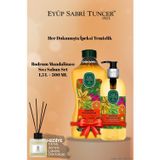 1,5 L+500 ML Eyüp Sabri Tuncer Bodrum Mandalinası Doğal Zeytinyağlı Sıvı Sabun ve Yasemin Koku Hediye