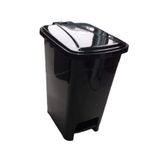15 Lt Slim Pedallı Plastik Çöp Kovası Siyah, EVF5DS3020