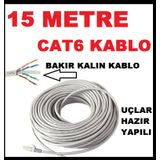 15 m CAT6 İnternet Data Kablosu
