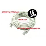 15 Metre Modem Swcih Arası Kablo Lan Kablosu Cat6e Kablo