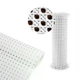 (15 Metre) Plastik Pvc Hazeran Örgülü Hasır Bahçe Balkon Duvar Teras Estetik Çit Süs Kaplama 45 Cm Vitrin