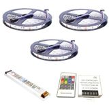 15 Metre Rgb Şerit Led Set +12.5A Trafo+24A Kumanda 50503 Çip Smd