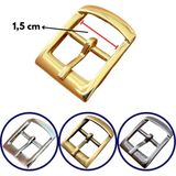 15 mm Çanta Ayakkabı Tokası, Metal Dilli Toka, 1 Çift
