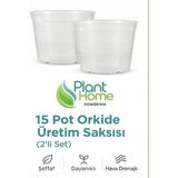 15 Pot Orkide Üretim Saksısı - 2 Adet