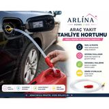 150 Cm Hortumlu Sıvı Aktarma Aparatı Sifonlu Benzin Mazot Su Yağ Transfer Pompası Kolay Taşınabilir