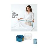 150 cm Plastik Kutulu Mezura – Esnek, Dayanıklı, Dikiş ve Ölçüm Için Pratik Şerit Metre - Renkli