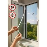 150 Cm X 125 Cm Çift Kanat Tül Sineklik, Kapı Ve Pencere Uyumlu