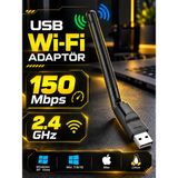 150 Mbps MT7601 Kablosuz Ağ Kartı Mini USB Wifi Adaptörü Lan Wi-Fi Alıcısı Dongle Anten 802.11 Chip
