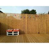 1,50 Metre x 3 Metre Doğal Kamış Hasır Balkon Çiti - 1,50 x 3 m