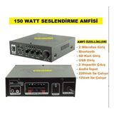 150 Watt Seslendirme Amfisi Stüdyo Kalitesinde Net Ses Özellikleriyle Tasarlandı