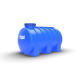 1500 Litre Polietilen Yatay Su Deposu - Mavi