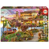 1500 Parça Italya'da Gezinti Yolu Puzzle - 19562 - Italian Promenade