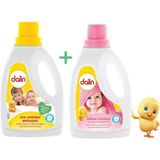 1500ML Sıvı Bebek Deterjanı + Dalin 1500ML Bahar Ninnisi Sıvı Bebek Yumuşatıcısı - 1 kg