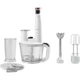 1500W Beyaz Blender Seti, Pratik ve Şık Mutfak Yardımcısı - Ahşap - Beyaz