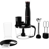 1500W Siyah Blender Seti, Güçlü ve Şık Tasarım - Ahşap