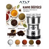 150W Baharat Öğütücü Kahve Öğütücü 150 Gram Kapasiteli Paslanmaz Çelik Kase Ve Bıçaklar 4 Bıçaklı Elektrikli Şeffaf Kapaklı Dp-207