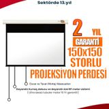 150x150 Cm Storlu Projeksiyon Perdesi