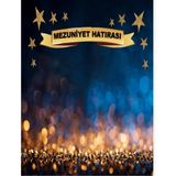 150X200 Mezuniyet Hatırası Okul Etkinlik Kumaş Pano