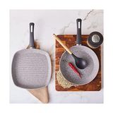 153.03.08.0354 Gris Bio Granit Grill Tavası, Medium - 1 Adet