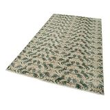 153x262 cm Kareli Kilim Bej Kareli Yün El Dokuma Modern Geometrik Etnik Eskitme Desenli Boho Oturma Odası Salon Yolluk Koridor Mutfak Halısı