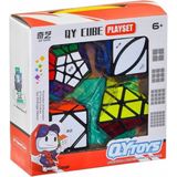 1543 Speed Küp 4'lü Aile Paketi Megaminx Pyramis - Renkli