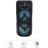 1550 Rgb Ledli Taşınabilir Bluetooth Radyolu Hoparlör Parti Speaker