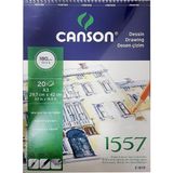 1557 Resim ve Çizim Blok 180GR A3 20YP Üstten Spiralli Resim Defteri - Standart
